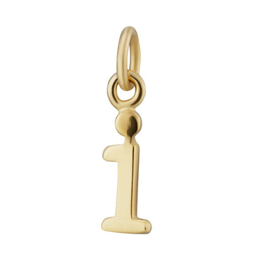 Gold Letter Charm I by Lily Charmed | Alphabet Charm for Bracelet