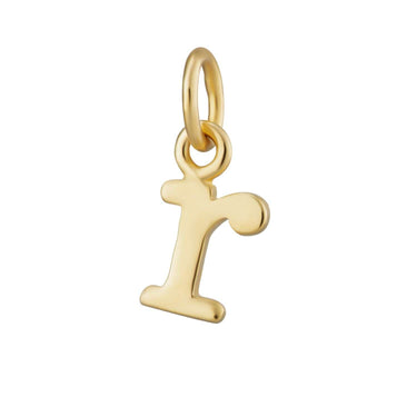 Gold Letter Charm R by Lily Charmed | Alphabet Charm for Bracelet