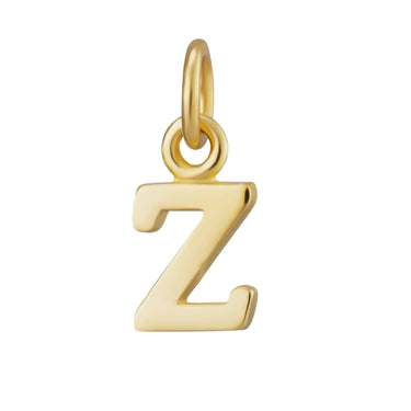 Gold Letter Charm Z by Lily Charmed | Alphabet Charm for Bracelet