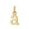 Gold Letter Charm A by Lily Charmed | Alphabet Charm for Bracelet