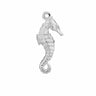 Silver Seahorse Single Earring Charm - Lily Charmed