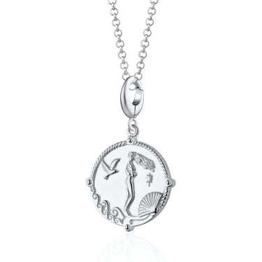 Silver Goddess of Love Aphrodite Necklace | Goddess Jewellery by Lily Charmed