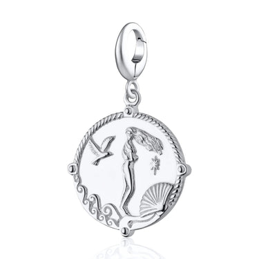 Silver Goddess of Love Aphrodite Charm | Goddess Charms by Lily Charmed