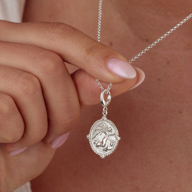 Silver Goddess of Communication Iris Charm | Goddess Charms by Lily Charmed