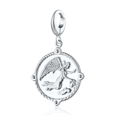 Silver Goddess of Communication Iris Charm | Goddess Charms by Lily Charmed
