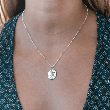 Personalised Silver Scorpio Zodiac Necklace - Lily Charmed