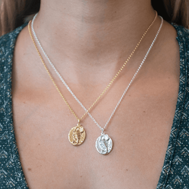 Gold Plated Scorpio Zodiac Necklace - Lily Charmed