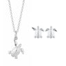 Silver Turtle Jewellery Set - Lily Charmed