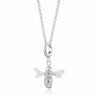 Silver Bee Charm Necklace | Silver Bumblebee Necklaces by Lily Charmed