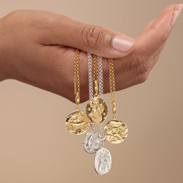 Silver and Gold Zodiac Charm Necklaces