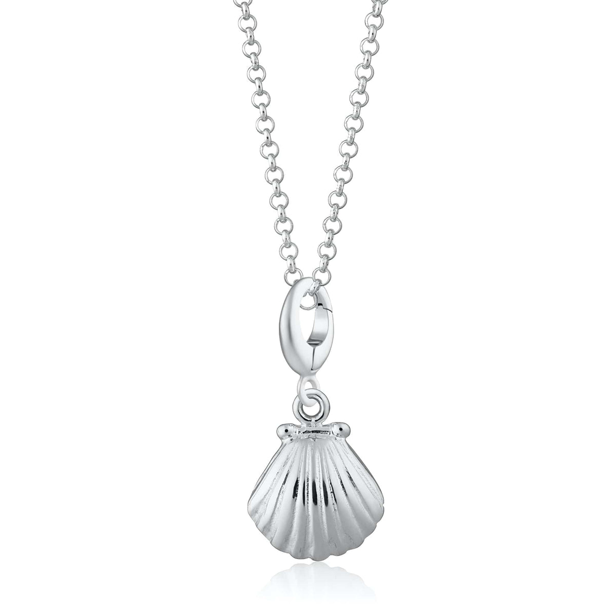 Clam Shell Charm Necklace