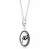Silver Crying Eye Charm Necklace | Eye Pendant