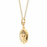 Gold Plated Flaming Heart Locket Necklace | Lily Charmed