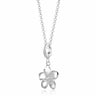 Silver Flower Necklace - Lily Charmed