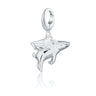 Silver Flying Pig Charm | Animal Charm | Pandora Compatible | Lily Charmed