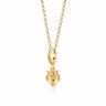 Gold Fox Charm Necklace | Animal Pendant Necklace
