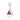 Sterling Silver Purple Triangle Charm by Lily Charmed