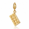 Gold Building Block Charm