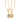 Gold Plated Howlite Positive Thought Healing Stone Necklace - Lily Charmed