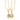 Gold Plated Howlite Positive Thought Healing Stone Necklace - Lily Charmed