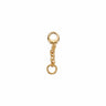 Short Gold Plated Chain Extension
