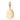 Engraved Gold Plated Pebble Charm (Medium)