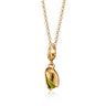 Gold Pistachio Nut Charm Necklace