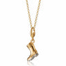 Gold Wellington Boot Charm Necklace | Welly Pendant Necklace