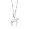 Silver Horse Charm Necklace | Year of the Horse 2026 Necklace