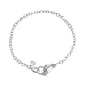 Silver in Safe Hands Charm Bracelet