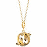 Gold Plated Koi Fish Pisces Zodiac Necklace - Lily Charmed