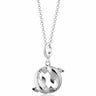 Silver Koi Fish Charm Necklace | Pisces Necklace | Lily Charmed