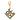 Gold Plated LOVE Charm (Black)