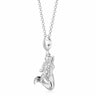 Silver 3D Mermaid Charm Necklace - Lily Charmed