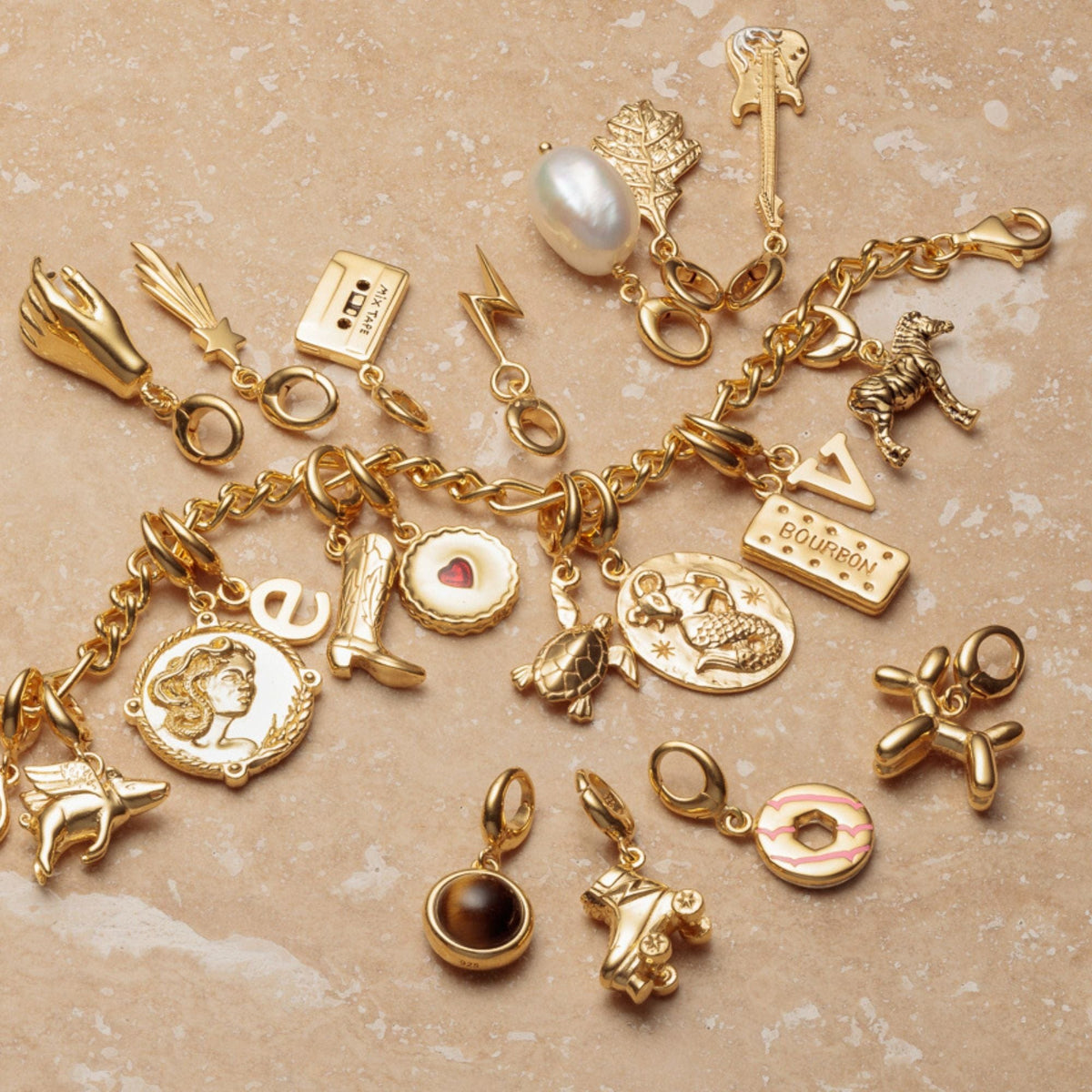 Zodiac Charms | Silver & Gold Star Sign Charms – Tag – Lily Charmed