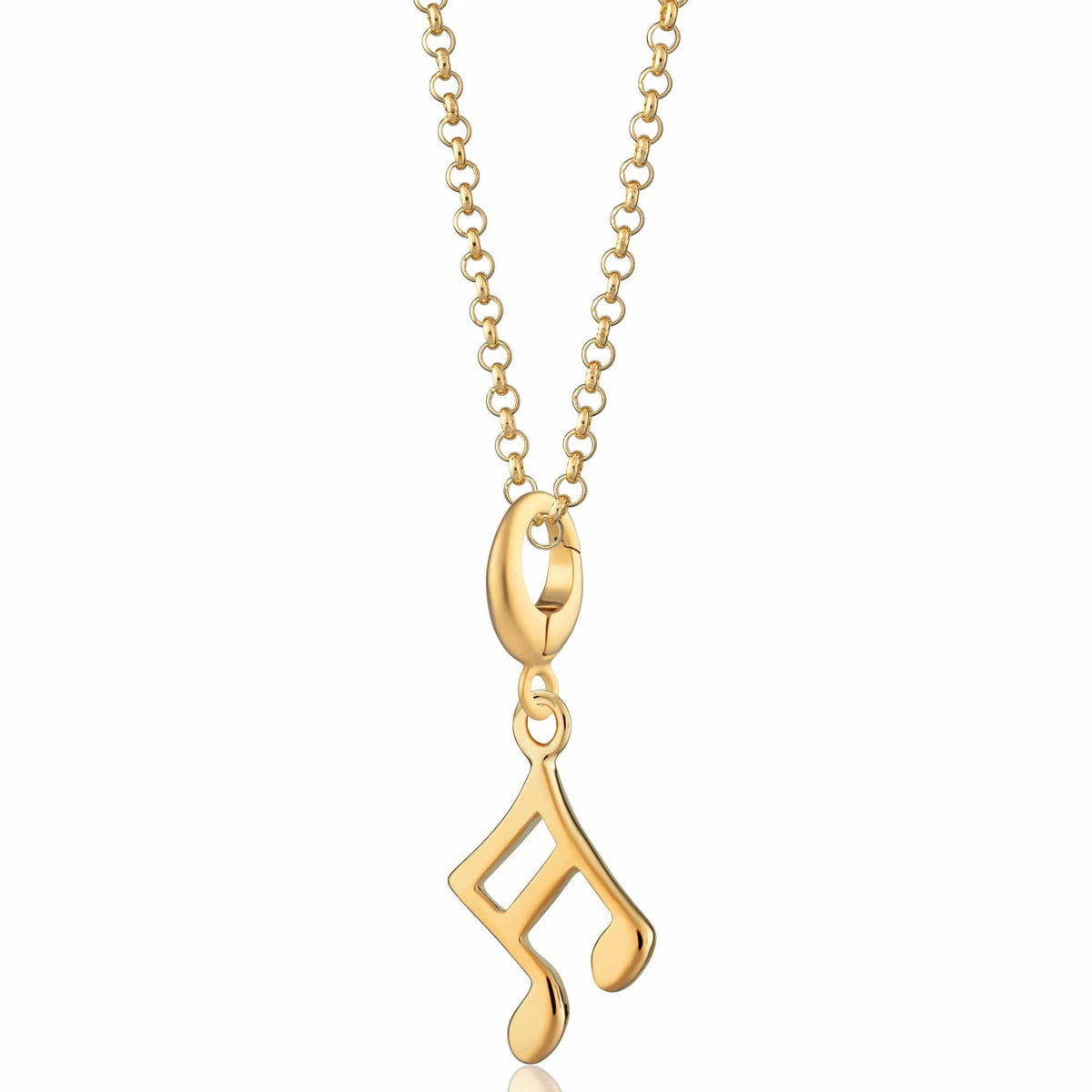 Music Note Charm Necklace
