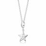 Silver Origami Star Charm Necklace | Celestial Pendant Necklace