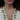 Silver Pear Fruit Charm on silver necklace model shot - Lily Charmed