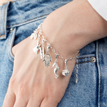 Silver Clothes Peg Charm - Lily Charmed