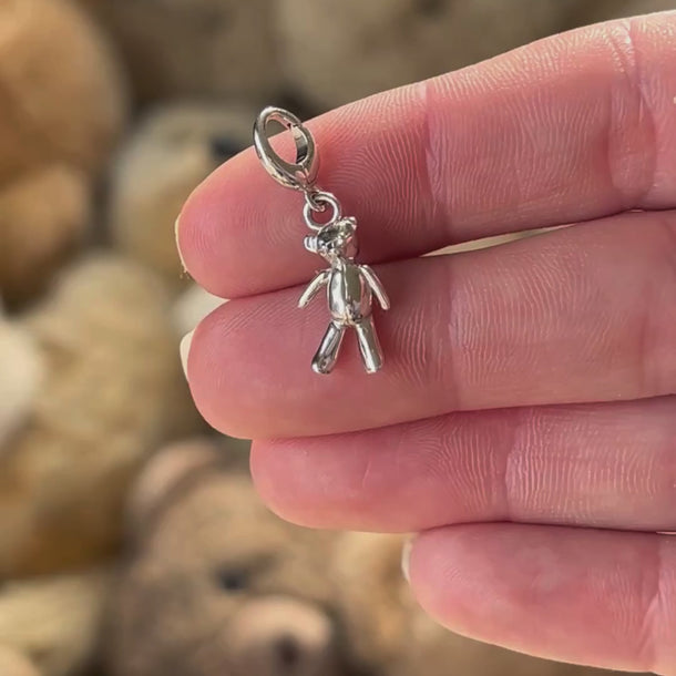 Attaching Vintage Teddy Charm to a Necklace Video