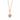 Gold Purple Snake Resin Charm Necklace | Snake Penant Necklace