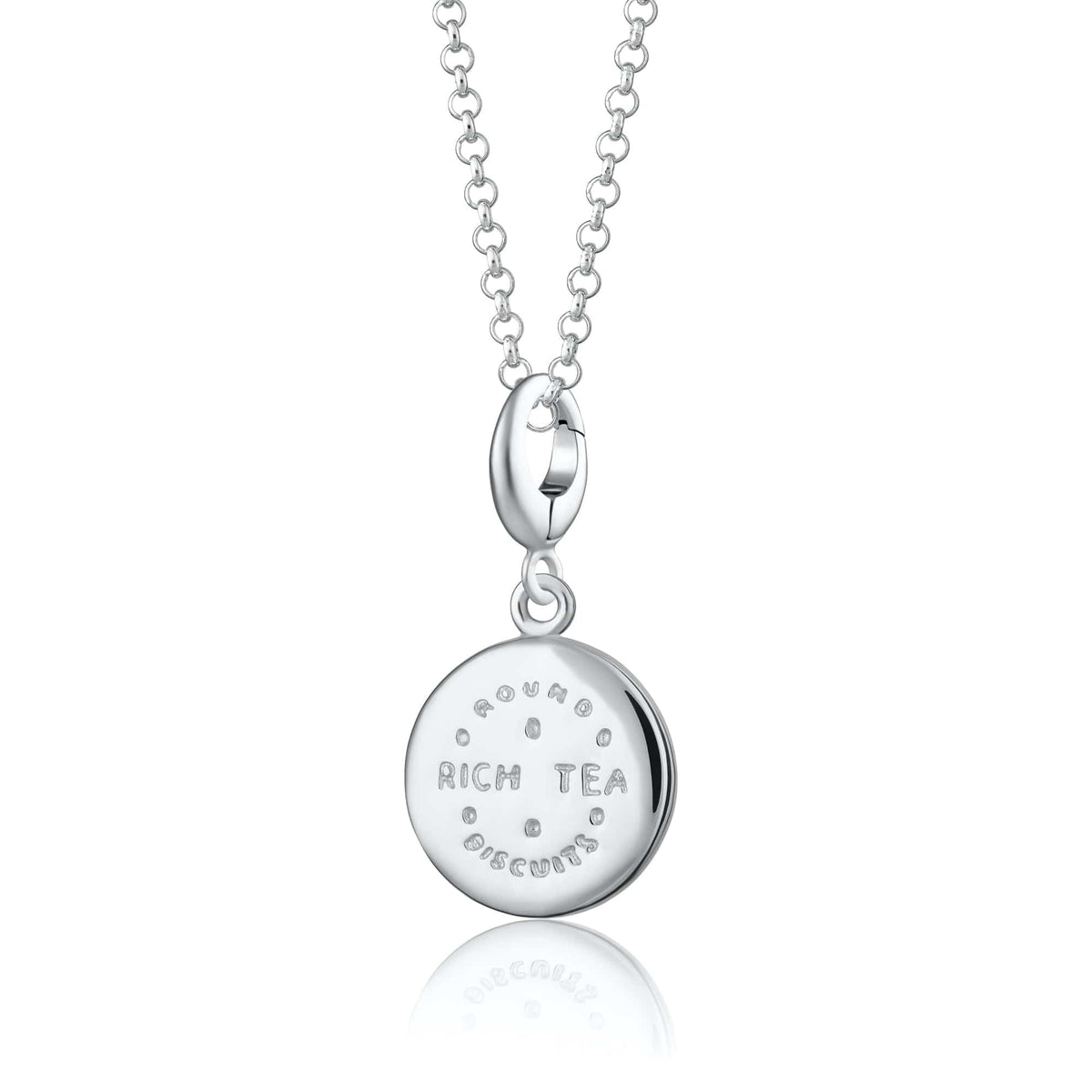 Rich Tea Biscuit Charm Necklace
