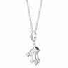 Silver Roller Boot Charm Necklace | Skating Pendant Necklace