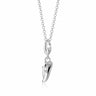Silver Running Trainer Shoe Charm Necklace | Shoe Pendant