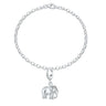 Silver Elephant Charm Bracelet - Lily Charmed