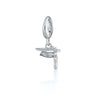 Silver Graduation Hat Charm | Mortar Board Hat Charm