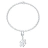 Silver Jigsaw Charm Bracelet - Lily Charmed