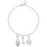 Silver Luck & Magic Themed Charm Bracelet