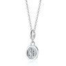 Silver 30th Birthday Charm Necklace | Silver Number 30 Pendant