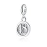 Silver 18th Birthday Charm | Silver Number 18 Charm Ideal for a Eighteen Birthday Gift
